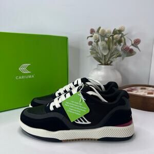 Cariuma UBA PRO Suede & Mesh Sneaker Black Women's 8 NWB
